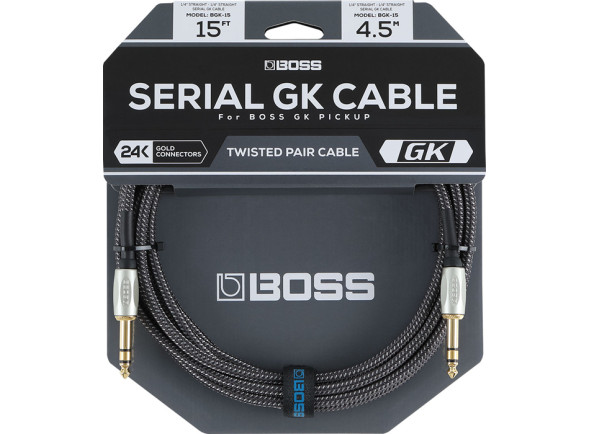 <b>BOSS BGK-15 Cabo GK 4.5m para BOSS GM-800 e VG-800, Pickups GK-5/GK-5B, Conversores BOSS GKC-AD e GKC-DA</b> <b>BOSS BGK-15 Cabo GK 4.5m para BOSS GM-800 e VG-800, Pickups GK-5/GK-5B, Conversores BOSS GKC-AD e GKC-DA</b>